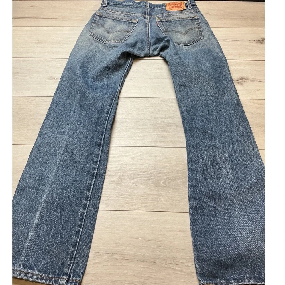 Levi's 517 Bootcut Jeans Mens 32x34 Blue PreLoved